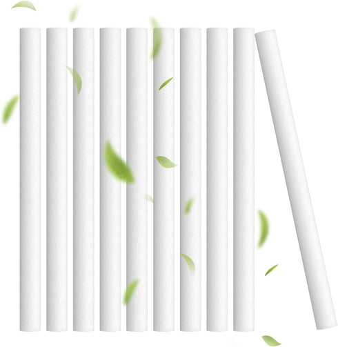 10 Pieces Replacement Wick Humidifier Sticks, Cotton Filter Refill for KARFUN 350ml Mini Humidifier