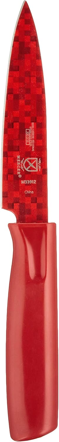 Mercer Culinary 4 Non-Stick Paring Knife - Red