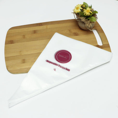 Webake 16 Inch Disposable Pastry Bags, 100pcs Large Icing Piping Bags for All Size Tips