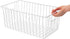 Freezer Organizer Bins - Upright Baskets for 16, 17, 21 cu.ft Standup Freezer, Wire Storage Baskets with Handles, 4Pcs,