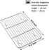 P&P CHEF Baking Rack Pack of 2, Stainless Steel Cooling Rack for Cooking, Baking, Roasting, and Grilling