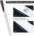 imarku 10-Inch Bread Knife - German High Carbon Stainless Steel Professional Grade Serrated Edge Cake Knife