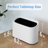 AYADA Tiny Desk Mini Trash Can, 1.5 L Desktop Waste Basket, Cute Plastic Trash Bin for Countertop
