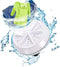 WAQIA Mini Washing Machine - Portable Ultrasonic Turbine Washer with USB for Travel, Business Trip, or College Rooms