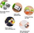 LetGoShop Cookie Cutter Sets for Kids, 12 Shapes Biscuit Cutters with Safety Handle & 10 Cartoon Food Forks