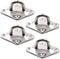 Heavy Duty Ceiling Wall Mount Hook, Diamond Pad Eye Plate 5mm 3/16" 304 Stainless Steel for Yoga Swings, Hammocks,