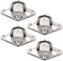 Heavy Duty Ceiling Wall Mount Hook, Diamond Pad Eye Plate 5mm 3/16" 304 Stainless Steel for Yoga Swings, Hammocks,