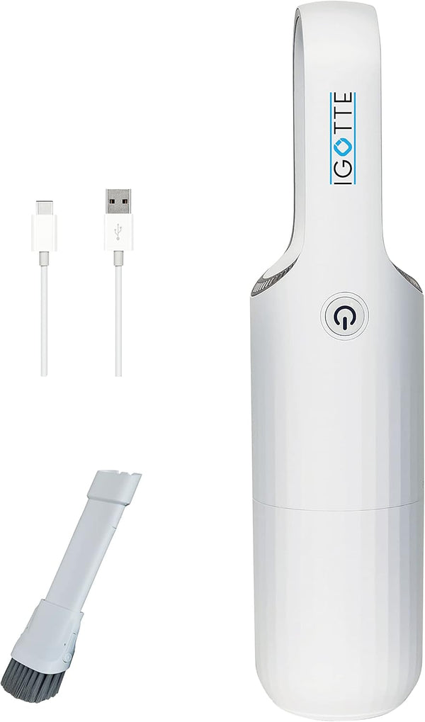 Portable Hand Vacuum Cleaner, Handheld Cordless Cleaner for Pet Hair, Dirt, Home Dust, Lightweight, Compact Design,