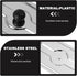 Stainless Steel Toaster Lid, 2 Slice Toaster Cover, Bread Maker Appliance Top Cover, Sandwich Machine Accessories