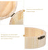 DOITOOL Wooden Box with Hinged Lid, Round Wood Storage Box for DIY Crafts, Jewelry, Home Storage (2 Sizes)