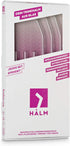 HALM Glass Straws - Variety Pack: 6 Reusable Drinking Straws in 2 Sizes + Plastic-Free Cleaning Brush, Eco-Friendly,