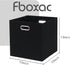 Collapsible Organization Basket, Fabric Foldable Box with Handles, 13x13 Cube Storage Bins Set of 4 for Shelves Bedroom