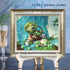 Artliving 2 Pack 10inch White Gold Acrylic Easels for Displaying Pictures, Decorative Plates, and Artworks