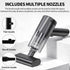 Wireless Handheld Vacuum Cleaner, 6000Pa High Suction Power, Portable Cordless Device, Twin Turbine Motors, Black
