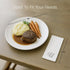 15.8 7.9 Inch 50 Luxenap X Linen-Feel Guest Towels, Disposable Striped Hand Towels - Silver Letter 'U', Cursive Font