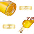 Set 6 6 oz, Mfacoy of Clear Glass Bottles, Reusable, T-Top Cap, Perfect for Wine, Oil, Vinegar, Kombucha, Beer, Water