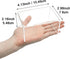Cerpourt 2 Sets Risers(4",5",6") ((4"x5"x6") Acrylic Display Product Stand Clear Risers)