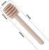 25 Pcs Honey Sticks Dipper, 3 Inch Mini Wooden Honeycomb Stick, Small Honey Spoons for Honey Jar Dispense