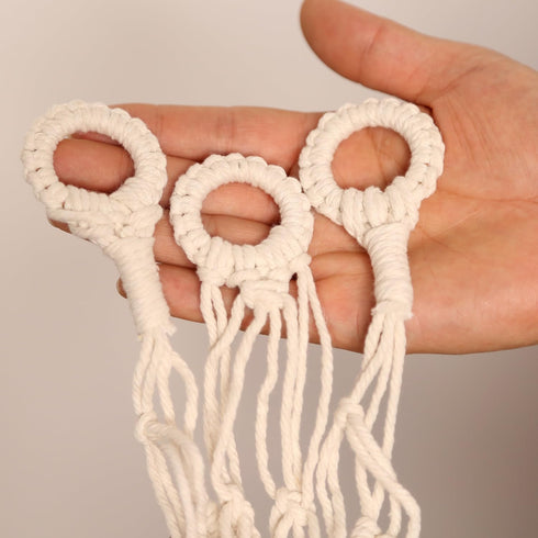 YKBU Hammock Stuffed Animals Corner Hanging Net Macrame Stuffed Animal Storage Plush Toy Holder Toy Organizer for Boho