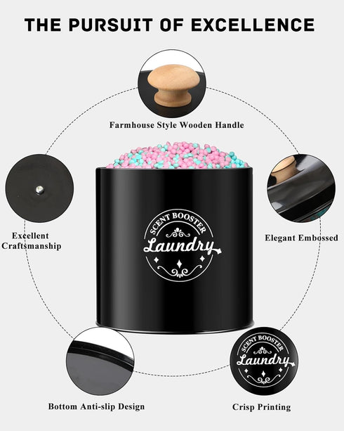 Laundry Scent Booster Beads Dispenser Container for Laundry Room Organization. Laundry Containers for Organizing