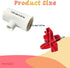 (12 Pack) 1/2'' Horizontal Chicken Waterer Nipples with PVC Tee Fittings for DIY Automatic Chicken Waterering System