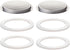 2 Cup Stovetop Espresso Coffee Maker Replacement Parts, 2 Pcs Filter & 4 Pcs Silicone Gasket Seals