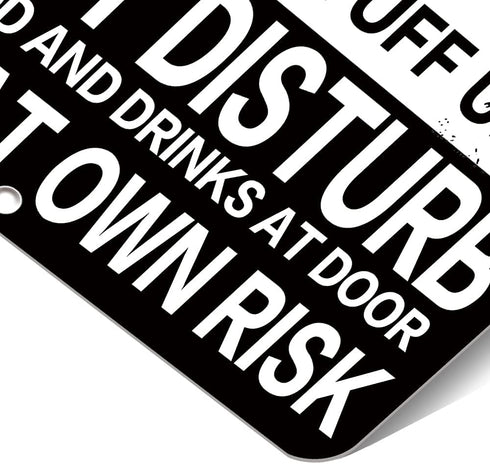 SKYOCEAN 12 8 inches Keep Out Gamer at Play Enter at Own Risk Funny Novelty Tin Sign Aluminum Wall Decor Sign x