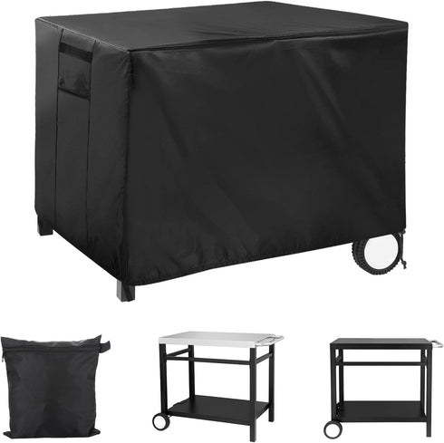 PAMASE Outdoor Dining Grill Cart Cover - 41"L*24"W*32"H, Compatible with Royal Gourmet