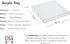 Mirart Clear Acrylic Tray (12 x 12)