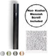 A&S Mezuzot Mezuza Aluminum Waterproof Case, Peel & Stick Easy Installation Home Blessing (Black, 7 inch)