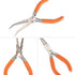 6 Inches Fish Bone Pliers/Tweezers, Bent Nose Curved Stainless Steel with Non-Slip Grip