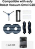 C20, 2 2 1 1 2 eufy Official Accessory Kit for Robot Vacuum Omni Side Brushes, Washable Filters, Rolling Brush, Brush