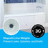 SlipX Solutions Protected Shower Curtain Liner - 3G Lightweight, 70"x72", Clear