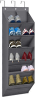 Hanging Shoe Organizer for Closet with 9 Deep Pockets, Over the Door
