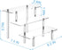 Clear Acrylic Perfume Display Stand Organizer, 3 Tier Cupcake Stand Risers for Tabletop Use