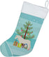 Caroline's Treasures BB9272CS Paso Fino Horse Christmas Stocking, Teal Fireplace Hanging Decor for Holidays