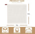 6 Pack 100% Rags-12x12 Inches Nialnant Kitchen Towels, Cotton Dish Cloth for Washing Dishes, Absorbent Quick Drying