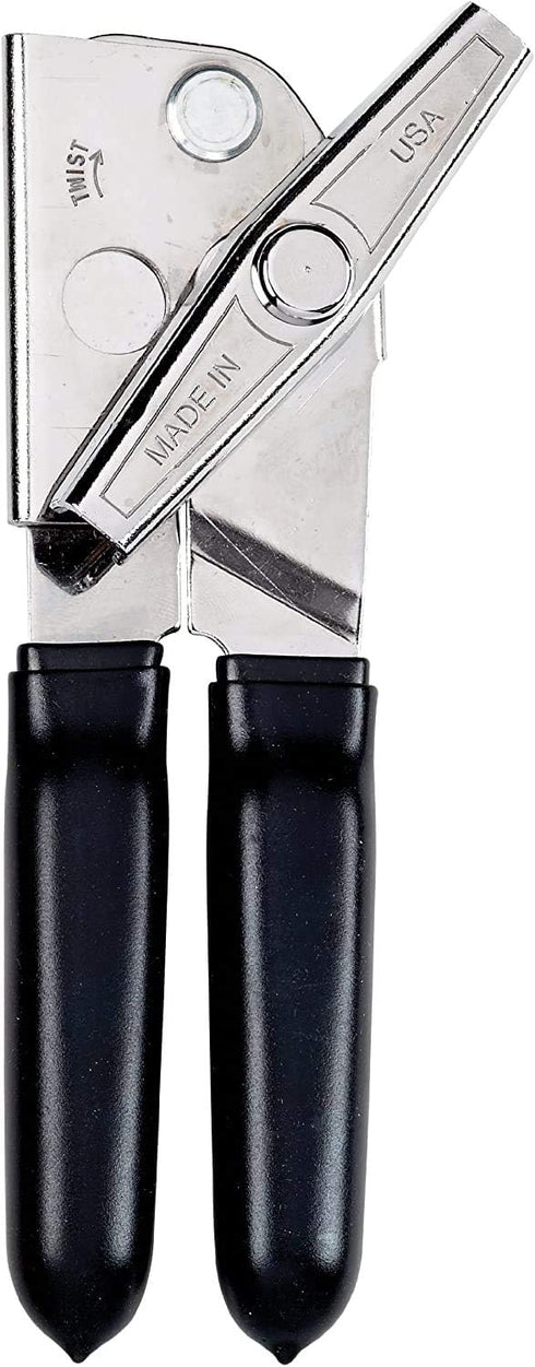 EZ-DUZ-IT Deluxe Can Opener with Black Grips - Set of 2