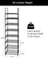 Easyhouse 8 8 Closet, Tier Metal Sturdy Shoe Rack, Tier Tall Shoe Storage Organizer, Narrow Tall Shelf Organizer