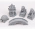 ZORZA Mini Chinese-Style Sandstone Figurines, Enchanting Garden Bridge for Fairy Gardens and Miniature Decor