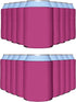 PartyPrints 25 Pack Neon Pink Blank Can Cooler Sleeves - Customizable Insulated Foam for 12oz Regular & 16oz Tall Cans