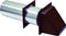 3in Brown Hood Vent Dryer Plastic