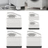 SEISSO Anti Vibration Pads, Shock and Noise Cancelling Foot Pads for Washing Machine, Protect Laundry Shaking (White)