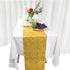 JYFLZQ Gold Sequin Table Runner 12"x108", Glitter Sequin Fabric for Wedding & Birthday Party Decor