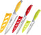 Chef Knife Set, 3PCS Multicolor Stainless Steel Kitchen Knives, 8" Chef's, 4.5" Utility, 4" Paring Knife (3Pack)