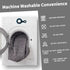 Waterproof Mattress Protector, Noiseless Twin Size Pad with Deep Pocket, Soft & Breathable Cover for Bedroom (Gray)