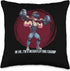 In VR, I'm a Weightlifting Champ Fitness Gamer Throw Pillow