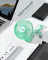 Gaiatop USB Desk Fan, 3 Speeds, 5.5 Inch Portable Small Fan, Quiet Table Fan, 90° Rotate for Bedroom, Home, Office
