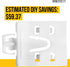 PartsBroz 00623317 Refrigerator Clip Replacement for AP5323196, 00604666, 2313799, 604666, 623317
