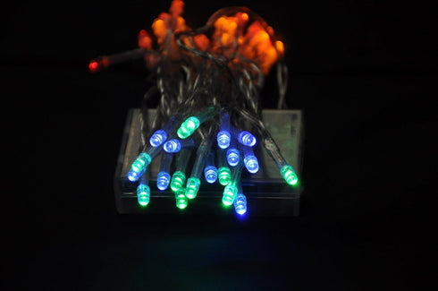 Karlling Battery Operated Christmas Lights, 13 ft, Short Clear Wire String LED Twinkle Fairy Light